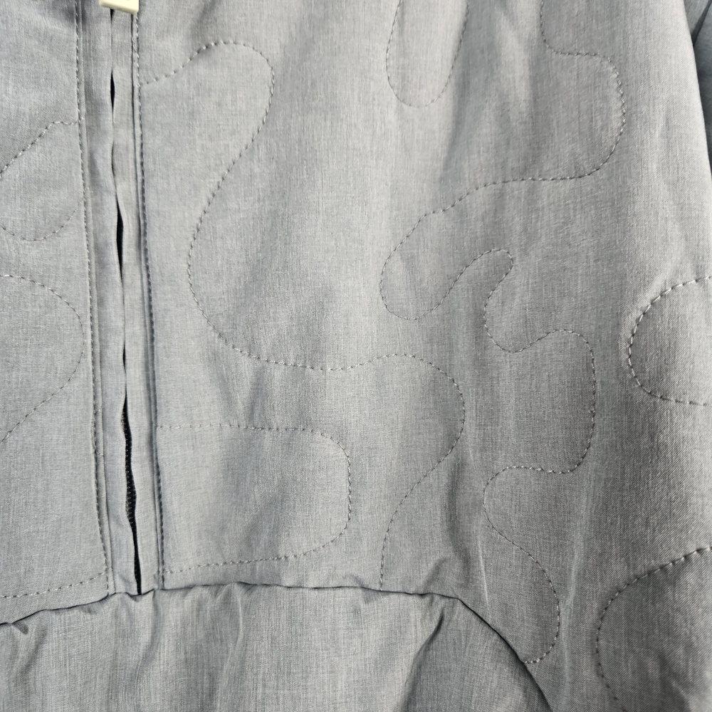 Light Blue Quilted Pullover Jacket - image 2